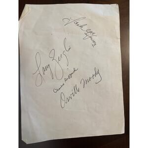 VTG Pro Golfer Autographs-Orville Moody, Larry Zeigler, Charles Sifford